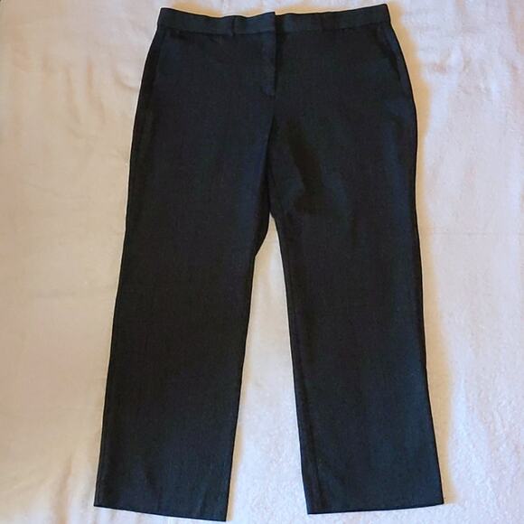 Sag Harbor Stretch Petite Dark Grey Dress Slacks Pants 16P - Picture 1 of 10